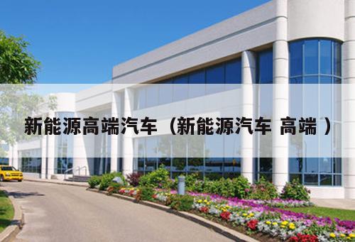 新能源高端汽車(新能源汽車 高端 )